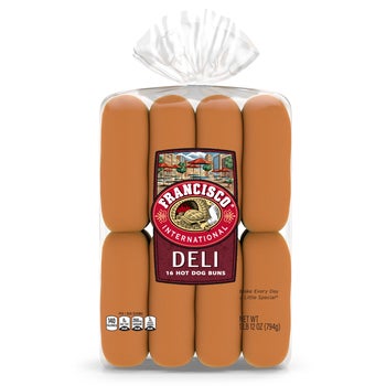 Francisco International Deli Hot Dog Buns, 16 ct