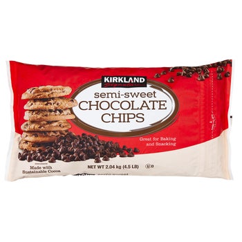 Kirkland Signature Chocolate Chips, Semi-Sweet, 4.5 lbs