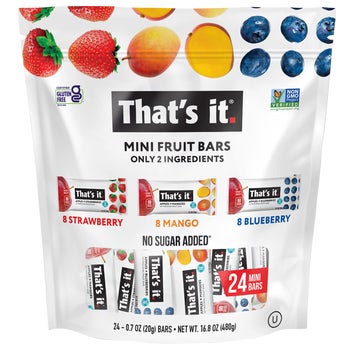 That's it Mini Fruit Bars, Variety Pack, 0.7 oz, 24 ct