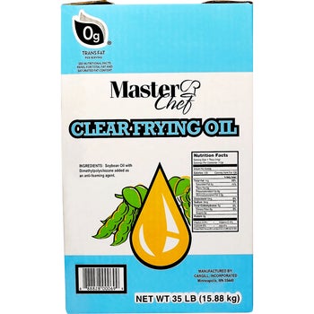 Master Chef Clear Frying Oil, 35 lbs
