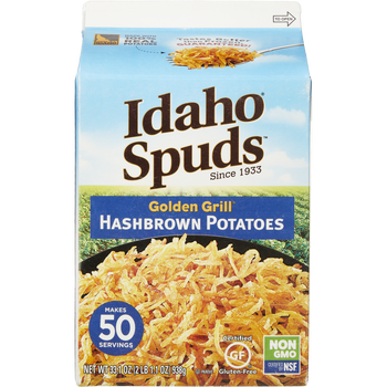 Idaho Spuds Golden Grill Hashbrown Potatoes, 33.1 oz