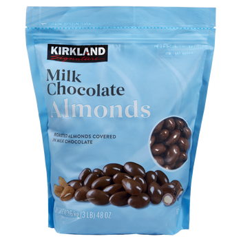Kirkland Signature Milk Chocolate Covered Almonds, 48 oz