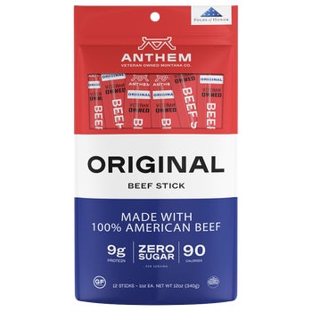 Anthem Beef Sticks, Original, 1 oz, 12 ct