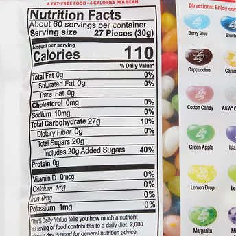 KIRKLAND SIGNATURE 49 Flavors Of The Original Gourmet Jelly Bean, 64 Oz