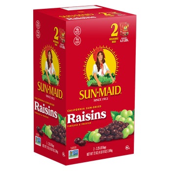Sun-Maid Raisins, 2.25 lbs, 2 ct