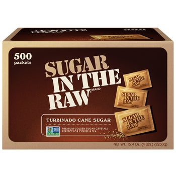 Sugar in the Raw Turbinado Cane Sugar Packets, 500 ct