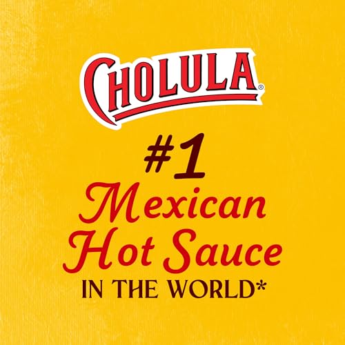 Cholula Hot Sauce, Original, Product of Mexico, Blend of Arbol & Piquin Peppers with Signature Spices for Eggs, Rice, Tacos, Huevos Rancheros & More, 12 fl oz