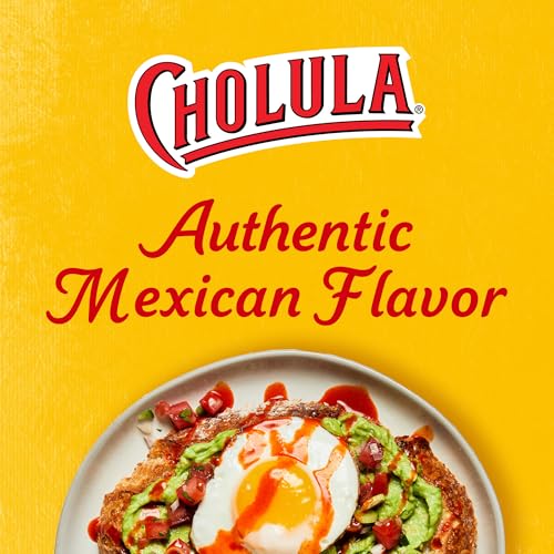 Cholula Hot Sauce, Original, Product of Mexico, Blend of Arbol & Piquin Peppers with Signature Spices for Eggs, Rice, Tacos, Huevos Rancheros & More, 12 fl oz