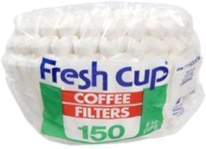 Fresh Cup paper coffee filters (1 Pack, 3.25"-150 count)
