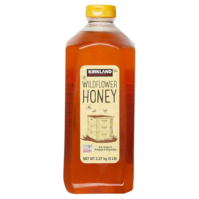 Kirkland Signature Premium Wildflower Honey 5 Lbs 100% Pure