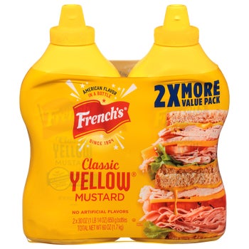 French's Classic Yellow Mustard, 30 oz, 2 ct