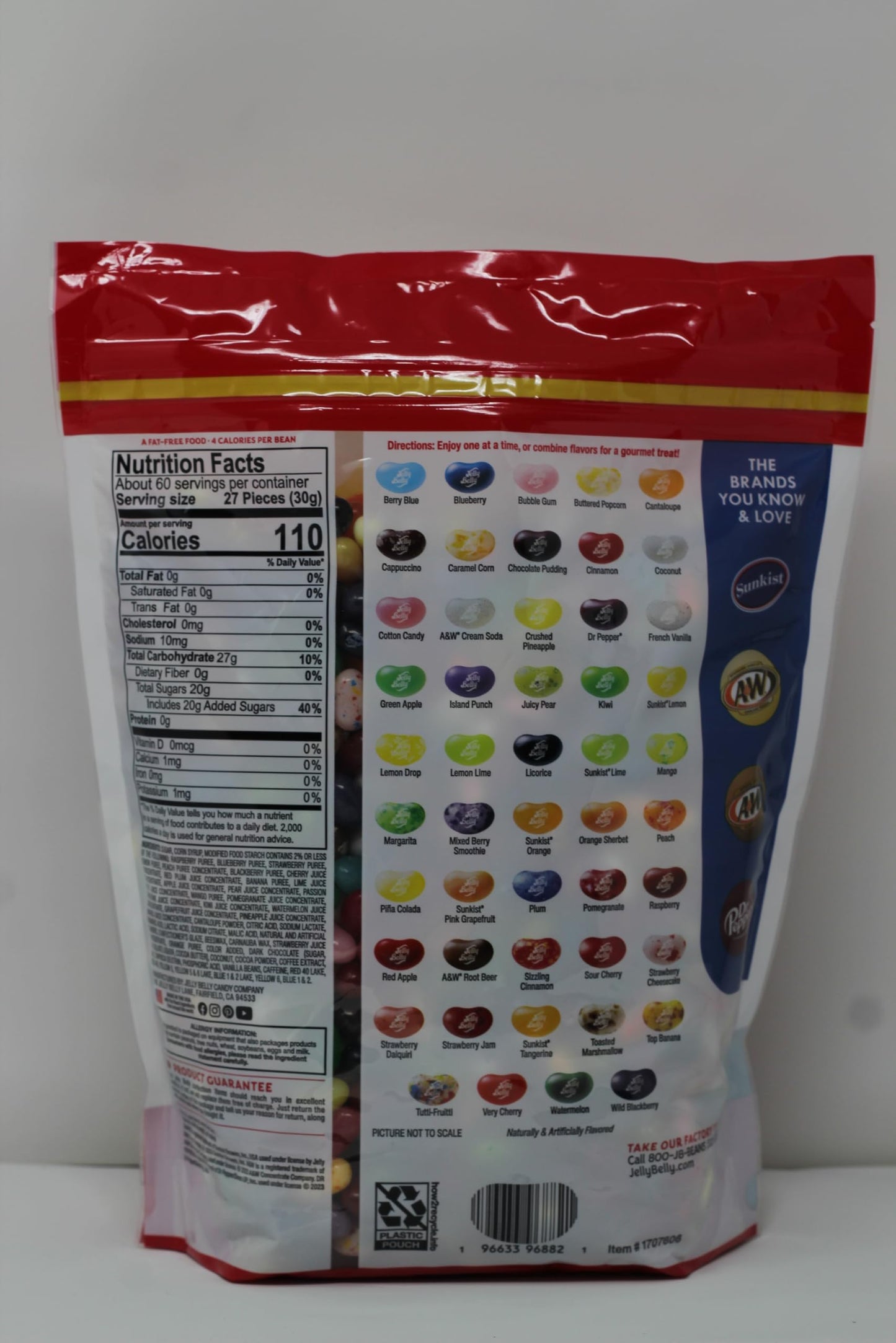 KIRKLAND SIGNATURE 49 Flavors Of The Original Gourmet Jelly Bean, 64 Oz