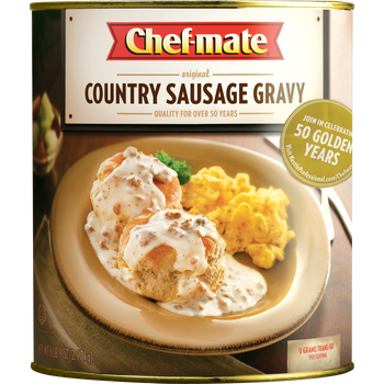 Chef-mate Country Sausage Gravy, #10 can, 6 lbs 9 oz