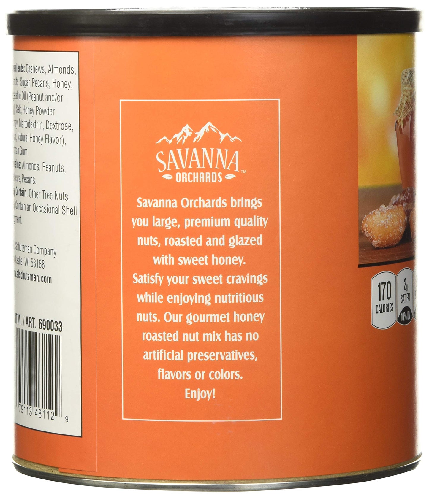 Savanna Orchards Gourmet Honey Roasted Nut Mix, 30 Oz (na)
