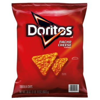Doritos Tortilla Chips, Nacho Cheese, 30 oz