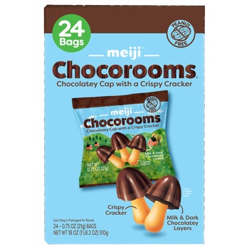 Meiji Chocorooms, 0.75 oz, 24 ct