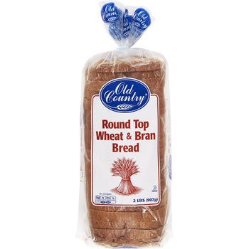 Old Country Round Top Wheat and Bran Bread, 2 lbs