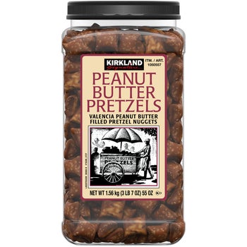 Kirkland Signature Peanut Butter Filled Pretzel Nuggets, 55 oz