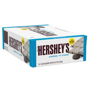 Hershey's, Cookies 'n' Creme, 1.55 oz, 36 ct