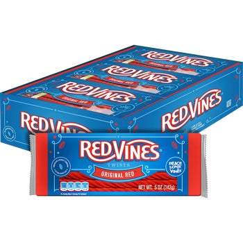Red Vines Twists, Original Red Licorice Candy, 5 oz, 12 ct