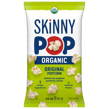 SkinnyPop Organic Popcorn, Sea Salt, 14 oz