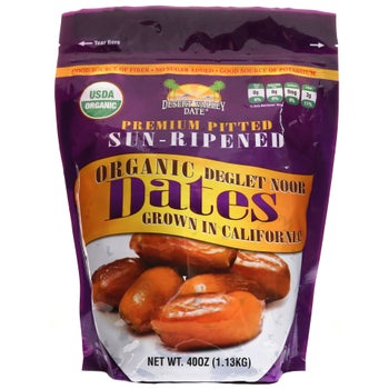 Desert Valley Deglet Noor Organic Pitted Dates, 40 oz