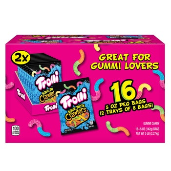Trolli Sour Brite Crawlers Candy, 5 oz, 16 ct