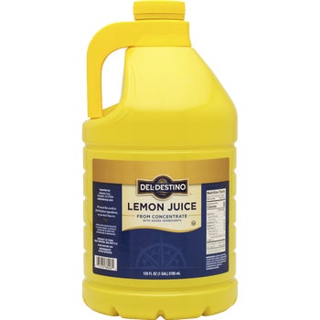 Del Destino 100% Lemon Juice, 128 fl oz