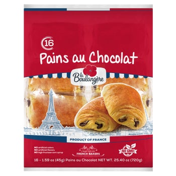 La Boulangere Pains au Chocolat Croissants, 16 ct