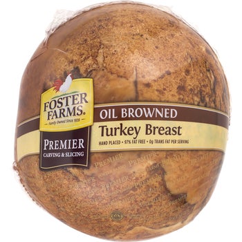 Foster Farms Turkey Breast, Oil Browned, 8 lb avg wt