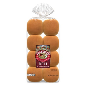 Francisco Deli Hamburger Buns, 16 ct