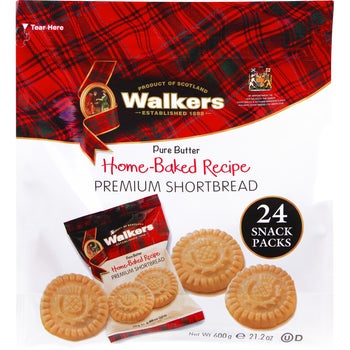 Walkers Premium Shortbread Cookies, 0.88 oz, 24 ct
