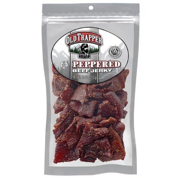 Old Trapper Beef Jerky, Peppered, 10 oz