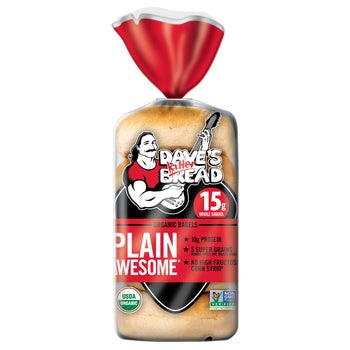 Dave's Killer Bread Organic Sliced Bagels, Plain, 5 ct