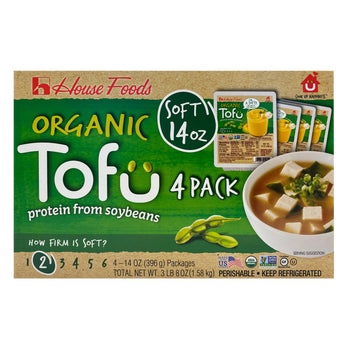 House Foods Organic Tofu, Soft, 14 oz, 4 ct