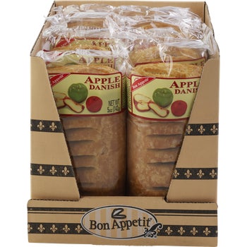 Bon Appetit Apple Danish, 5 oz, 8 ct