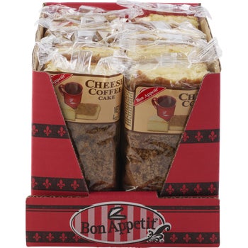 Bon Appetit Cheese Coffee Bar Cake, 4 oz, 8 ct