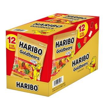 Haribo Goldbears Gummi Candy, 5 oz, 12 ct