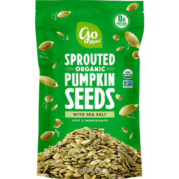 Go Raw Sprouted Organic Pumpkin Seeds with Sea Salt, 22 oz