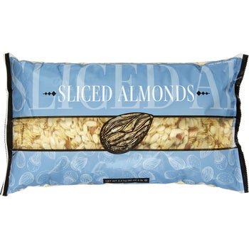 Sliced Raw Almonds, Baking Nuts, 5 lbs