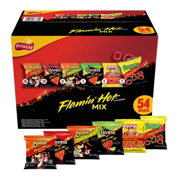 Frito-Lay Flamin' Hot Mix, Variety Pack, 54 ct