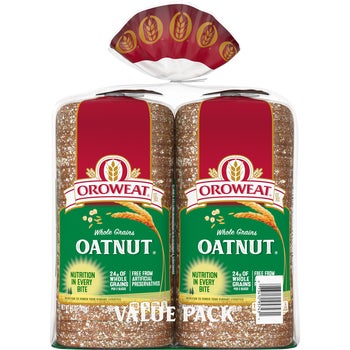 Oroweat Oatnut Bread, 32 oz, 2 ct