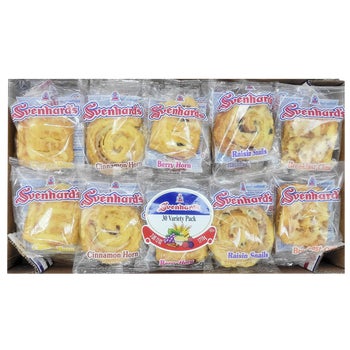 Svenhard's Danish, Variety Pack, 30 ct