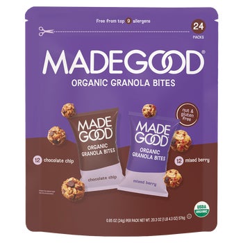 MadeGood Granola Minis, Variety Pack, 0.85 oz, 24 ct