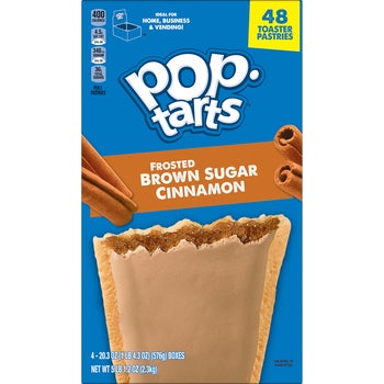 Pop-Tarts, Frosted Brown Sugar Cinnamon, 48 ct