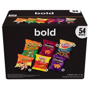 Frito-Lay Bold Mix, Variety Pack, 1 oz, 54 ct