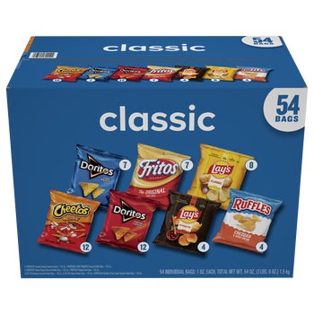 Frito-Lay Classic Mix, Variety Pack, 1 oz, 54 ct