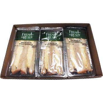 Fresh & Ready Egg Salad on Wheat Sandwich, 5 oz, 6 ct