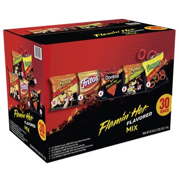 Frito-Lay Flamin' Hot Mix, Variety Pack, 30 ct