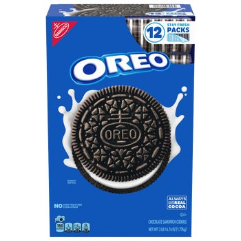OREO Chocolate Sandwich Cookies, Stay Fresh Packs, 12 ct